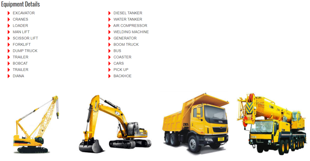 Heavy Equipment Rental